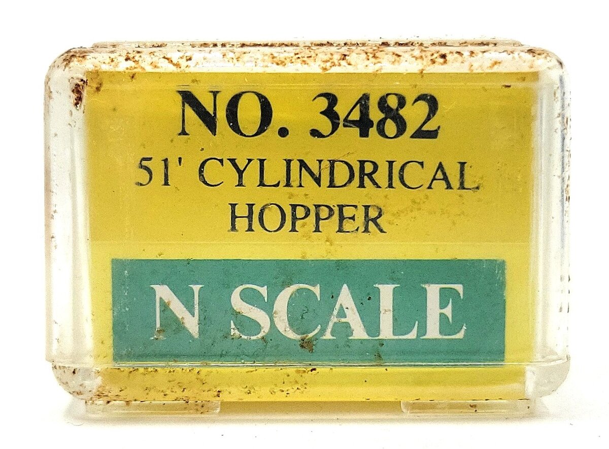 Model Power 3482 N Scale Alberta Government 51' Cylindrical Hopper #628099 LN/Box