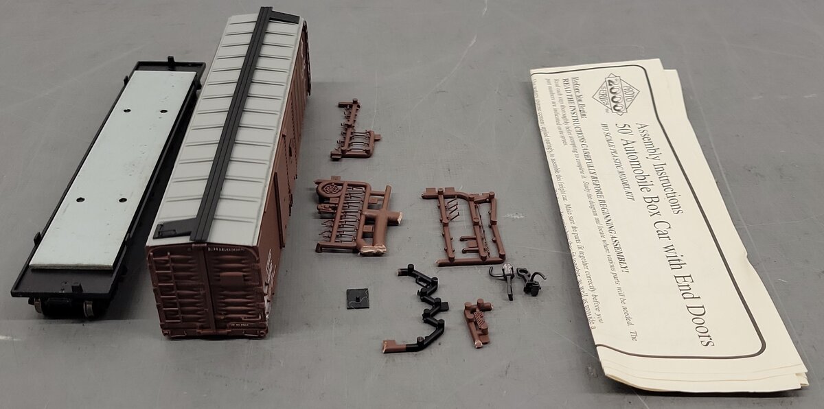 Proto 2000 HO Scale Automobile Box Car Erie #65028 EX/Box
