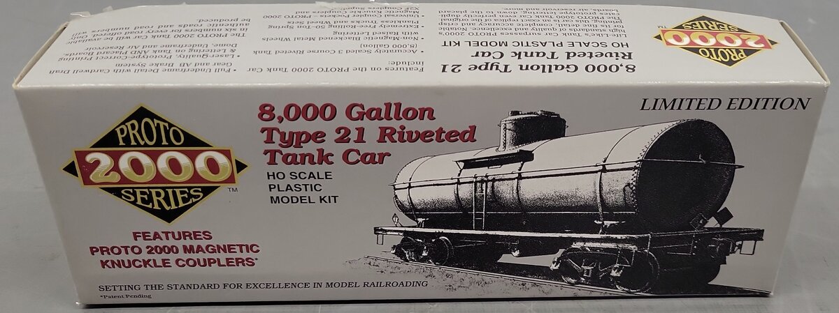 Proto 2000 HO Scale "SCCX Shell" 8000 Gallon Type 21 Riveted Tank Car #1482 Kit EX/Box