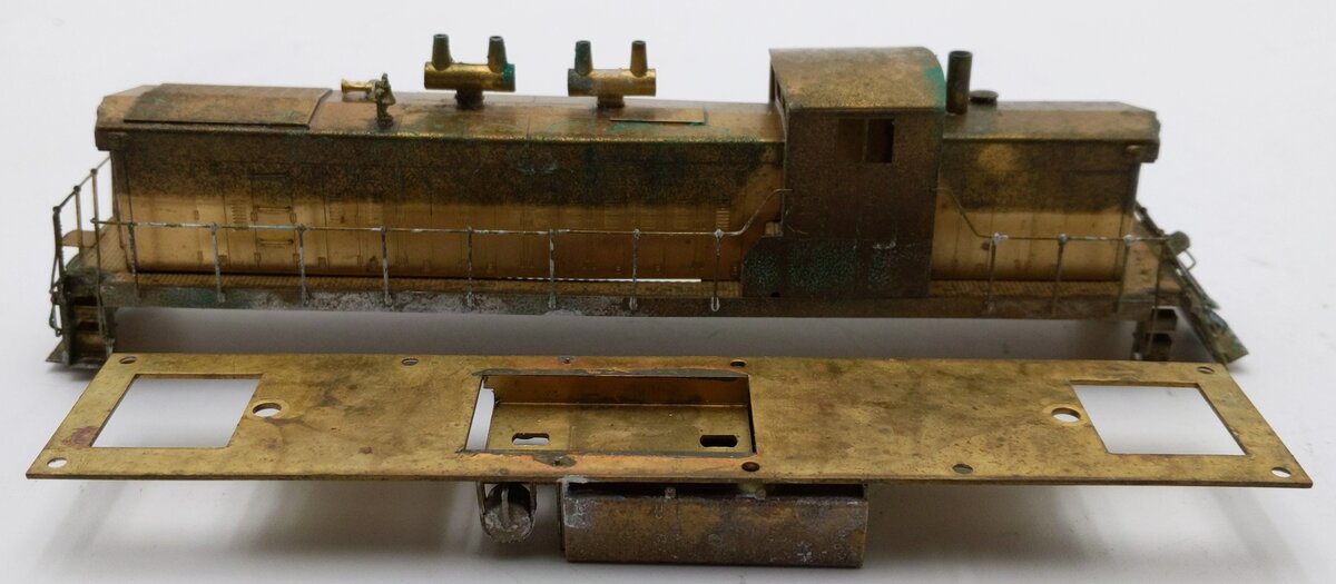 NJ Custom Brass DE-107 HO BRASS GMD-1 4-Wheel Diesel Locomotive -Unpainted/Box
