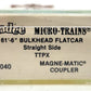 Micro-Trains 05400040 N TTX Trailer Train 61' 8" Bulkhead Flatcar #80170 LN/Box