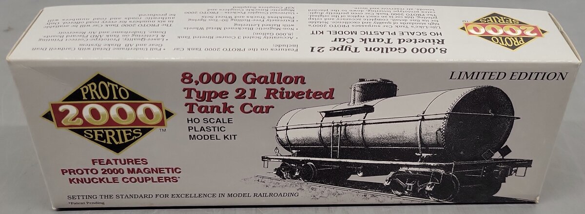 Proto 2000 8783 HO Scale SHPX 8000 Gal Type 21 Riveted Tank Car Kit EX/Box