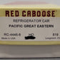 Red Caboose 4446-6 HO Scale Pacific Great Eastern Refrigerator Car #819 Kit EX/Box