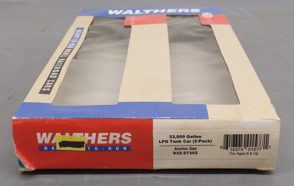 Walthers 932-7302 HO AGFX 33,000 Gallon LPG Tank Car #1011 #1014 2-Pack EX/Box