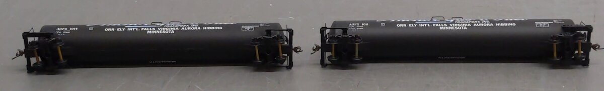 Walthers 932-7302 HO AGFX 33,000 Gallon LPG Tank Car #1011 #1014 2-Pack EX/Box