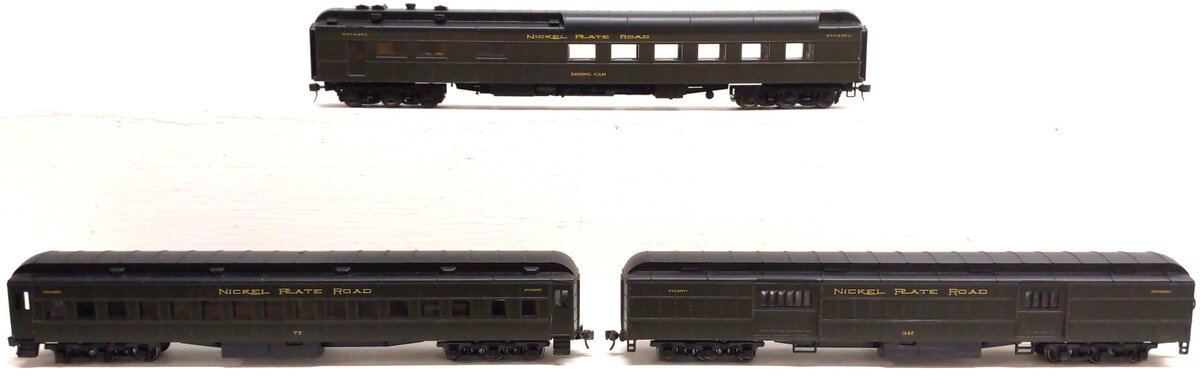 HO Scale Assorted Nickel Plate Road Passenger Car [3] EX
