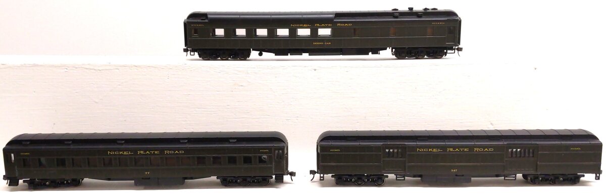 HO Scale Assorted Nickel Plate Road Passenger Car [3] EX