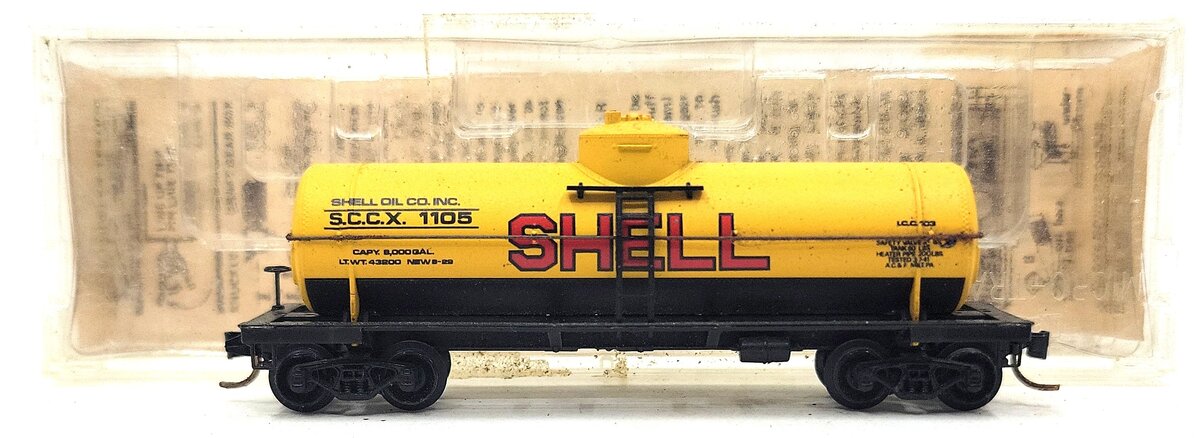 Micro-Trains 06500090 N Scale Shell 39' Single Dome Tank Car #1105 EX/Box