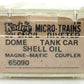 Micro-Trains 06500090 N Scale Shell 39' Single Dome Tank Car #1105 EX/Box