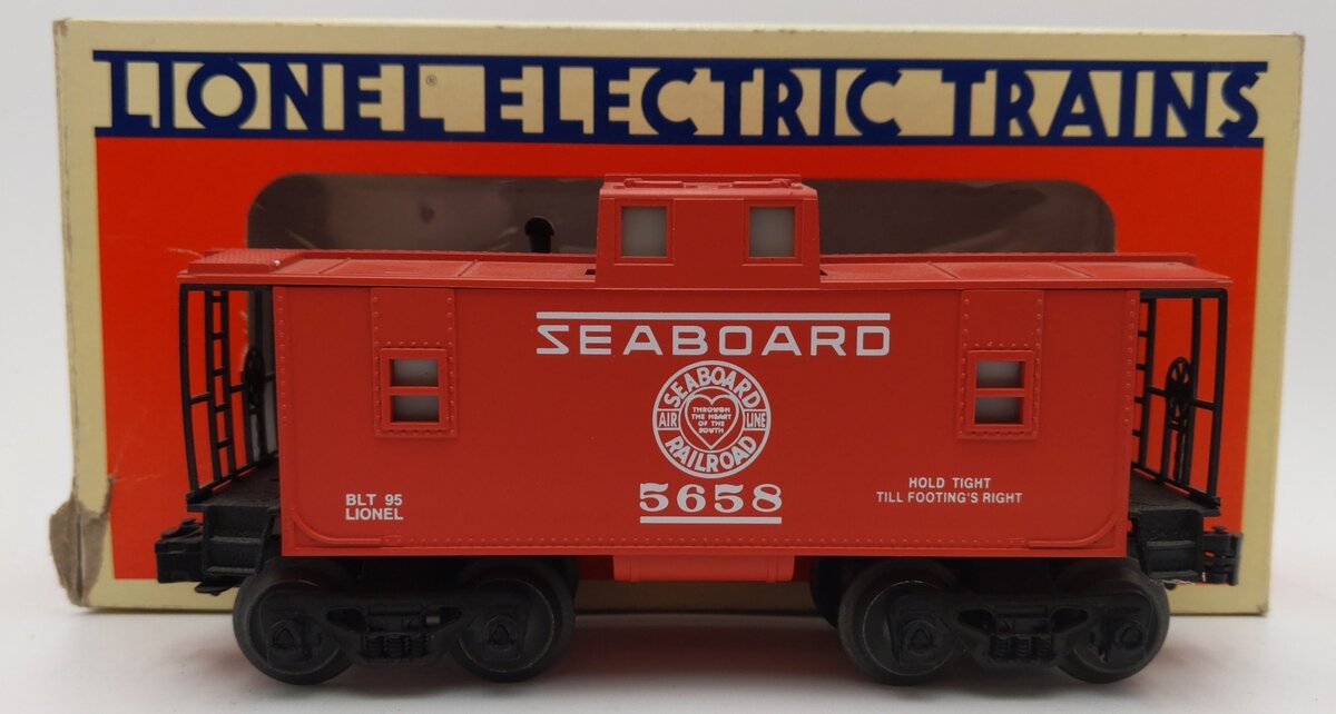 Lionel 6-16559 O Gauge Seaboard Illuminated Caboose EX/Box
