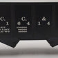 Lionel 6-16414 O Gauge Cleveland Cincinnati Chicago & St. Louis 2-Bay Hopper Car EX/Box