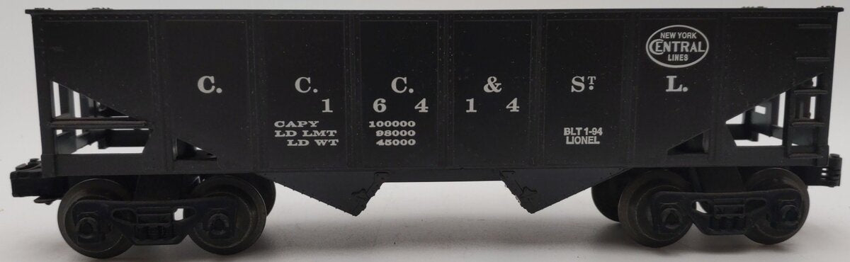 Lionel 6-16414 O Gauge Cleveland Cincinnati Chicago & St. Louis 2-Bay Hopper Car EX/Box