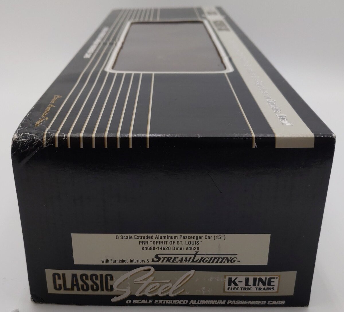 K-Line K4680-14620 O PRR Spirit of St. Louis 15" Diner Car #4620 EX/Box