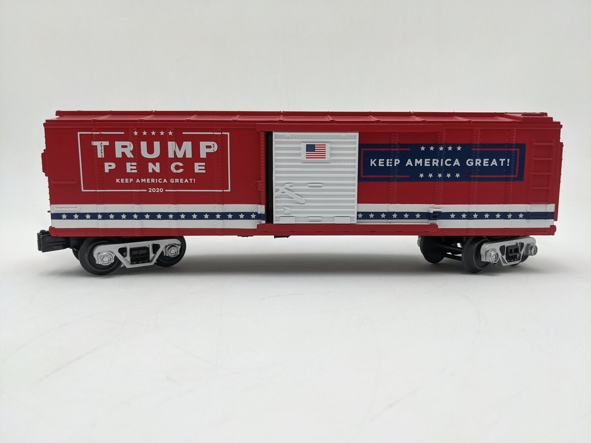 MTH 30-71043 O Gauge Trump Boxcar #2020 EX
