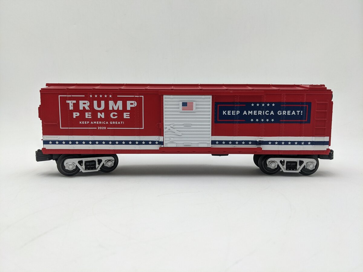 MTH 30-71043 O Gauge Trump Boxcar #2020 EX
