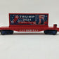 MTH 30-76851 O Gauge Flatcar with 2024 Donald J. Trump Billboard EX