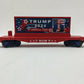 MTH 30-76851 O Gauge Flatcar with 2024 Donald J. Trump Billboard EX