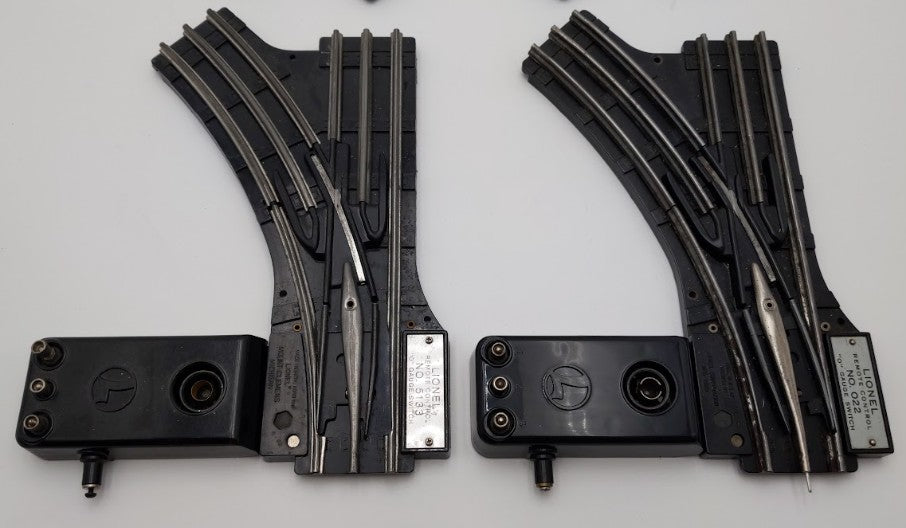 Assorted Lionel Postwar O Gauge Right & Left Hand Switches/Turnouts [4] VG