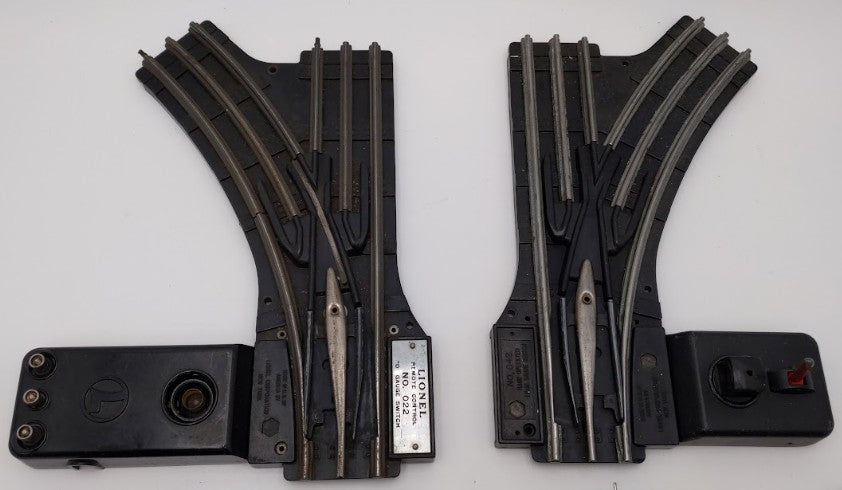 Assorted Lionel Postwar O Gauge Right & Left Hand Switches/Turnouts [4] VG