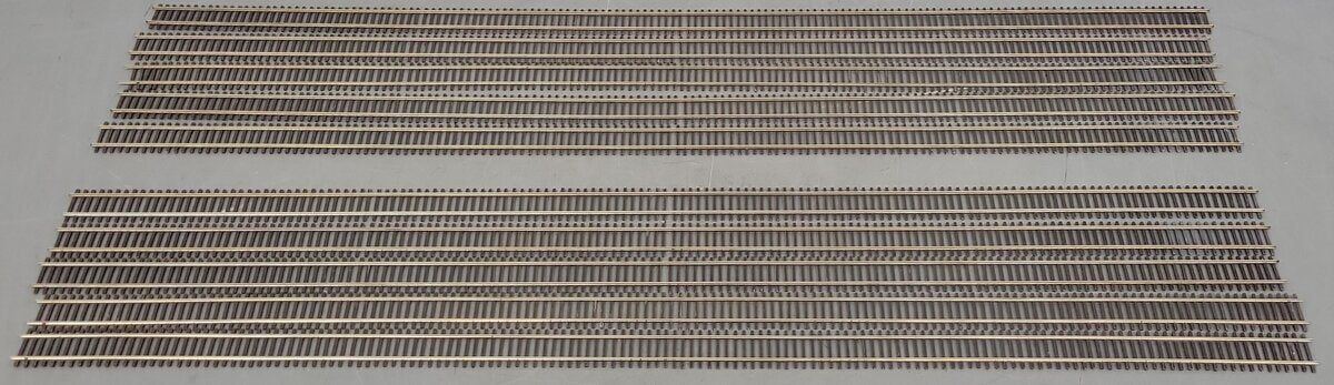 Rail Craft HO Scale Code 70 Assorted Straight Track Sections [10] VG