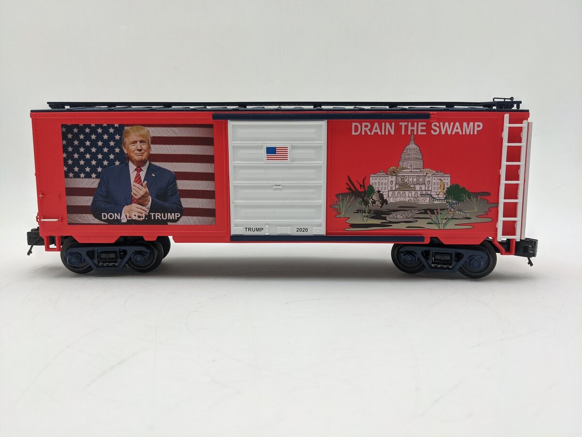 MTH 20-93886 O Gauge Limited Edition 2020 Donald Trump Drain The Swamp EX