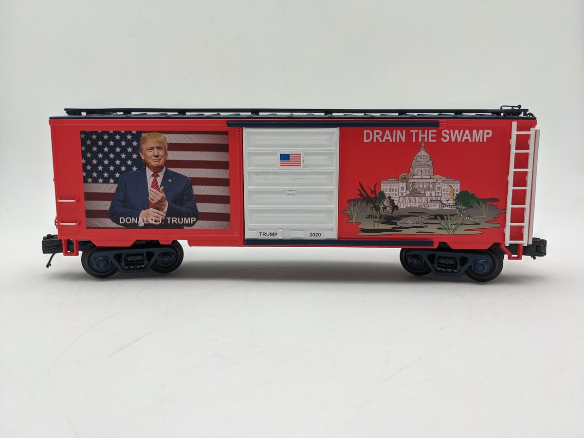 MTH 20-93886 O Gauge Limited Edition 2020 Donald Trump Drain The Swamp EX