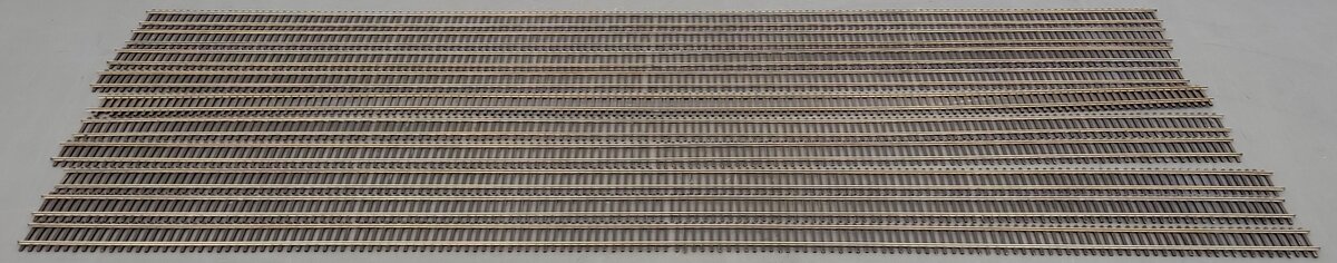 Rail Craft HO Scale Code 70 Assorted Straight Track Sections [10] VG