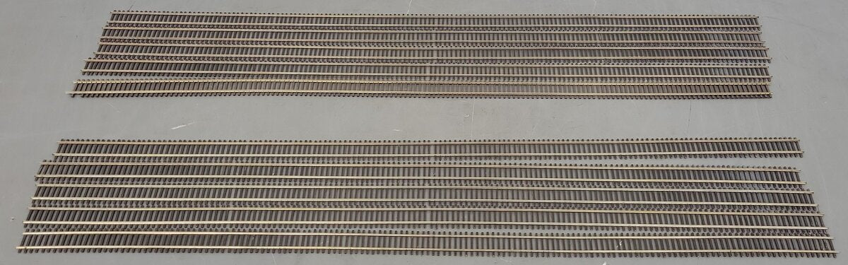 Rail Craft HO Scale Code 70 Assorted Straight Track Sections [10] VG