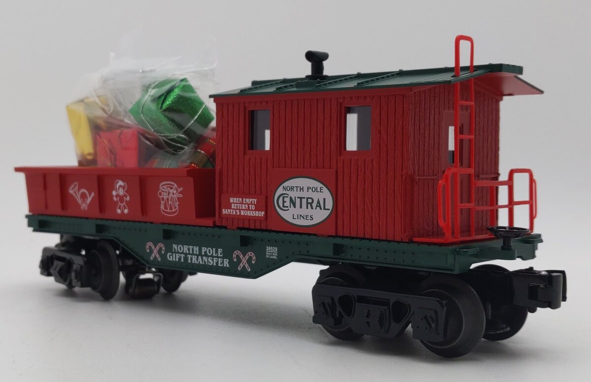 Lionel 6-36529 O Gauge North Pole Central Work Caboose w/Presents LN/Box