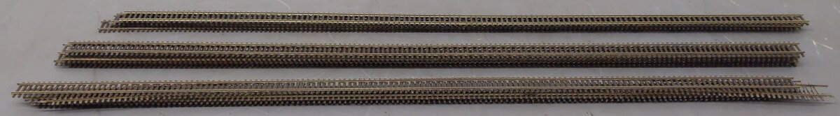 Rail Craft HO Scale Code 70 Assorted Straight Track Sections [14] VG