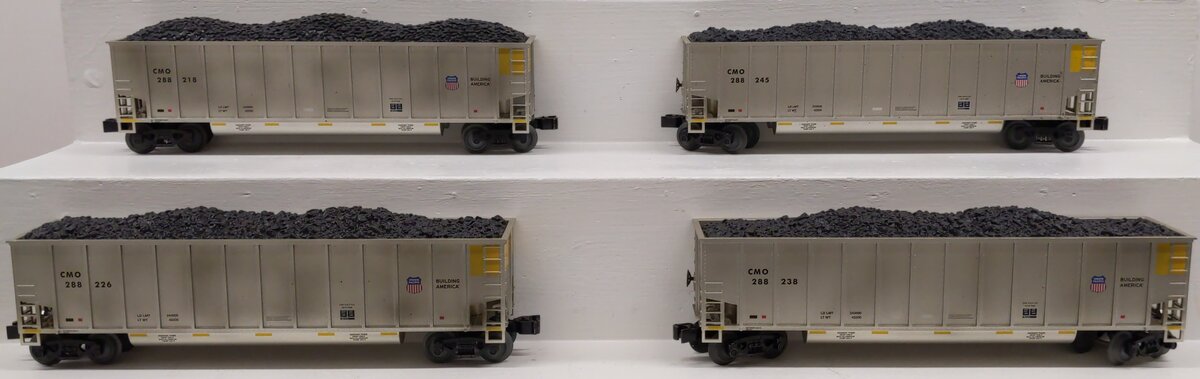 Lionel 2243050 O Union Pacific Standard Rotary Gondola (Set of 4) LN/Box