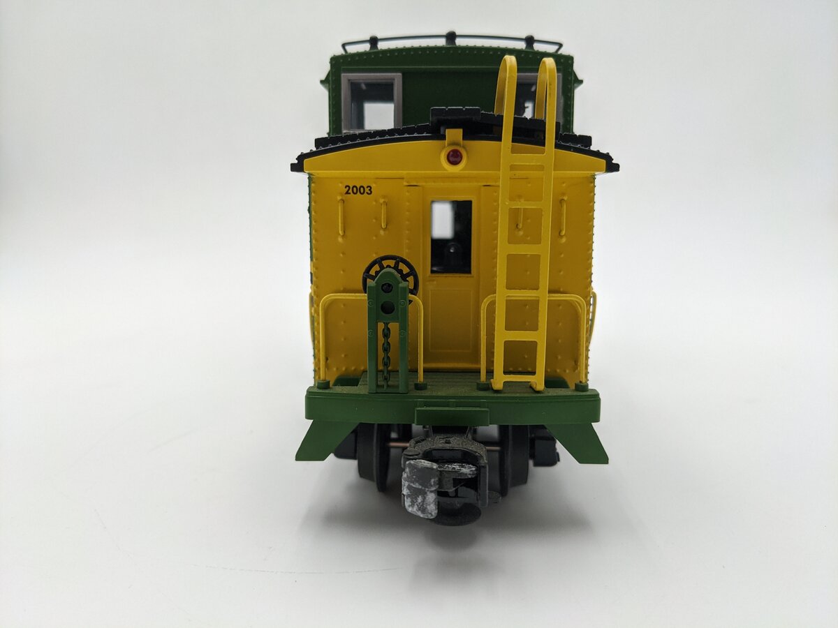 MTH 20-91148 O Gauge John Deere Steel Caboose #2003 EX