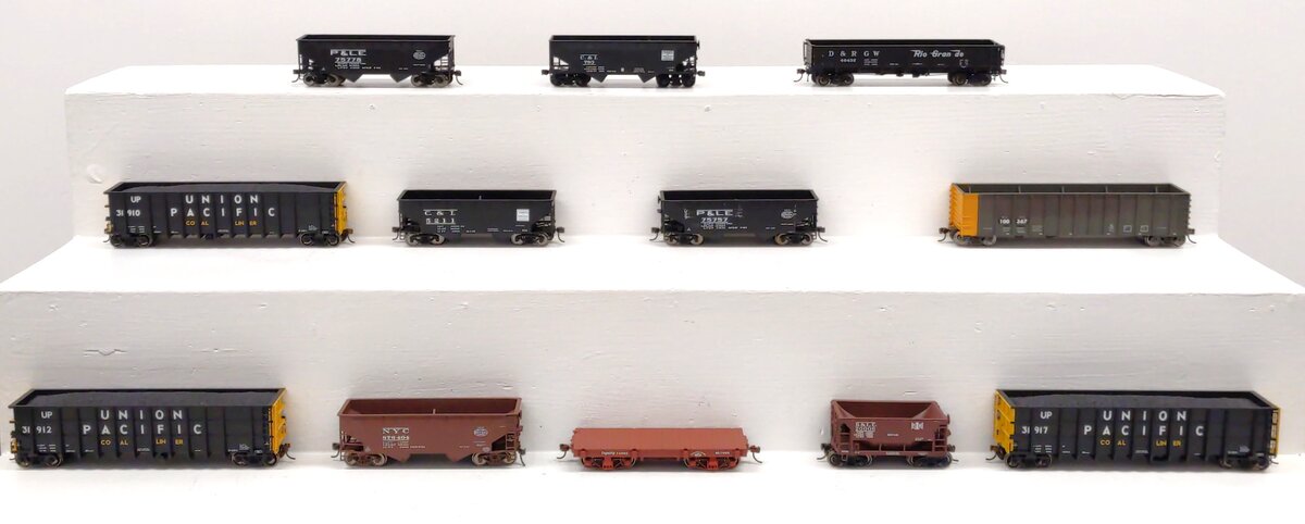 Atlas & Other HO Scale Assorted Freight Cars [12] VG