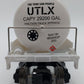 Menards 275-9218 O Gauge UTLX (White) Modern Tank Car #3949 EX