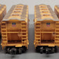 Menards 275-9239 O Gauge Union Pacific Weathered Center-Flow Hoppers (Set of 4) EX