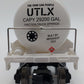 Menards 275-9218 O Gauge UTLX (White) Modern Tank Car #4093 EX