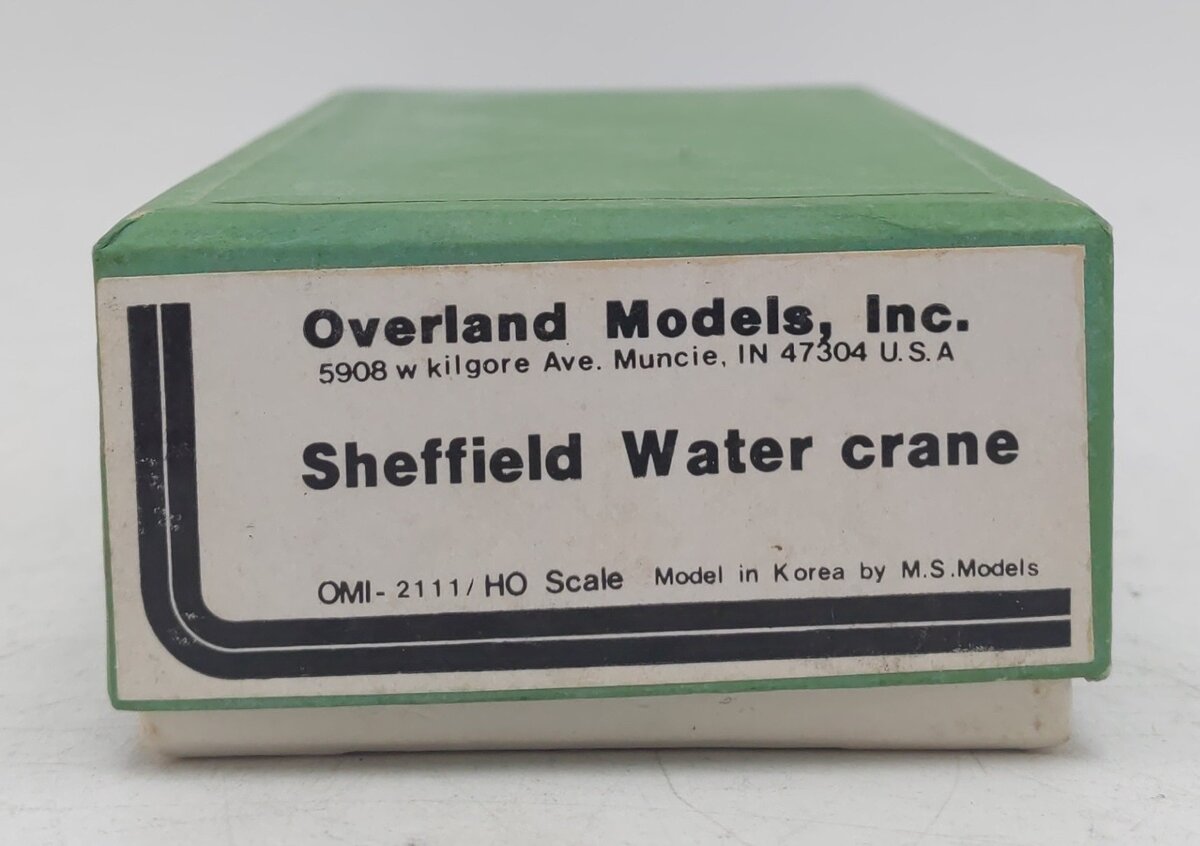 Overland OMI-2111 HO BRASS Sheffield Water Crane - Unpainted EX/Box