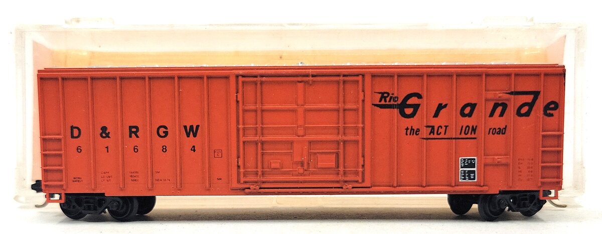 Roundhouse 8827 N Scale Rio Grande D&RGW Freight Car #61684 EX/Box