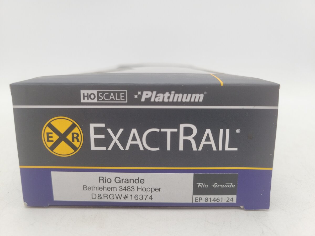 ExactRail Ep-81461-24 HO Scale Denver & Rio Grande Western Hopper Car #16374 EX/Box