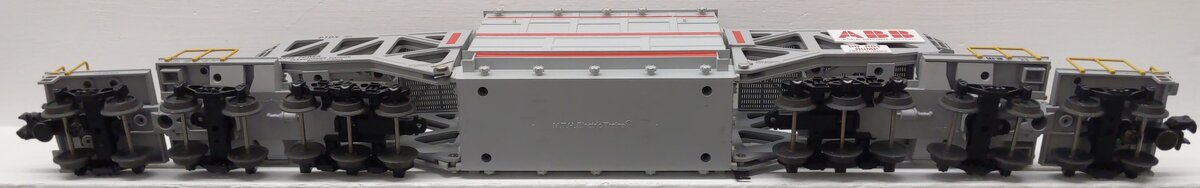MTH 20-98291 O Gauge ABB Schnabel Flatcar w/ Transformer #204 EX/Box