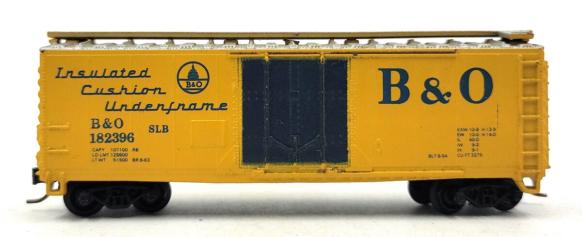 Atlas 3319 N Scale Baltimore & Ohio 40' Standard Boxcar #182396 EX/Box