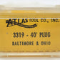 Atlas 3319 N Scale Baltimore & Ohio 40' Standard Boxcar #182396 EX/Box