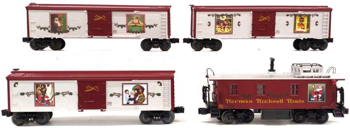 Lionel 6-31730 O Scale Norman Rockwell 4-Car Freight Set NIB