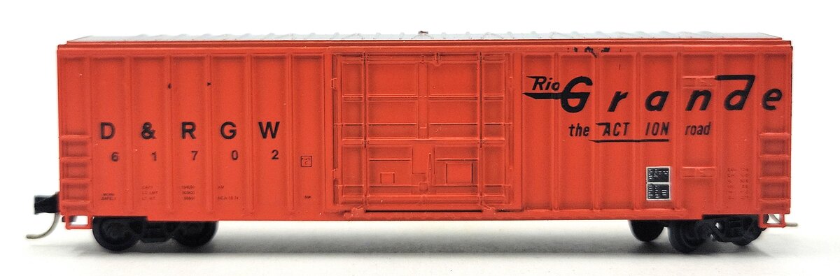 Roundhouse 8827 N Scale Rio Grande D&RGW Freight Car #61702 EX/Box