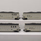 Lionel 2043230 O CSX Rotary Gondola Car Set A (Set of 4) VG