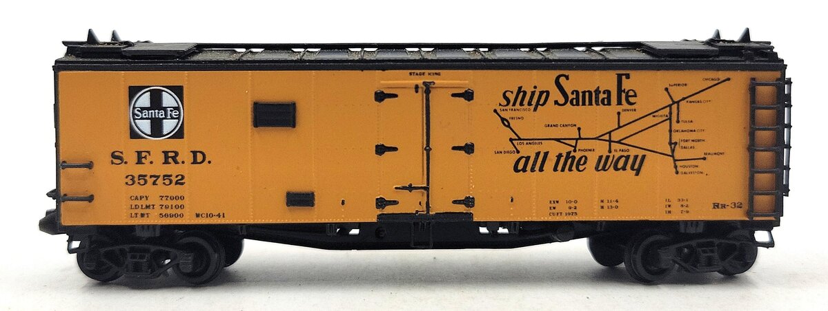 Tex-N-Rails 35752 N Scale Santa Fe 