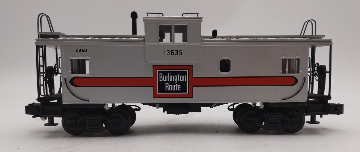 MTH 20-91023 O Gauge Burlington Extended Vision Caboose #13635 EX