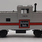 MTH 20-91023 O Gauge Burlington Extended Vision Caboose #13635 EX