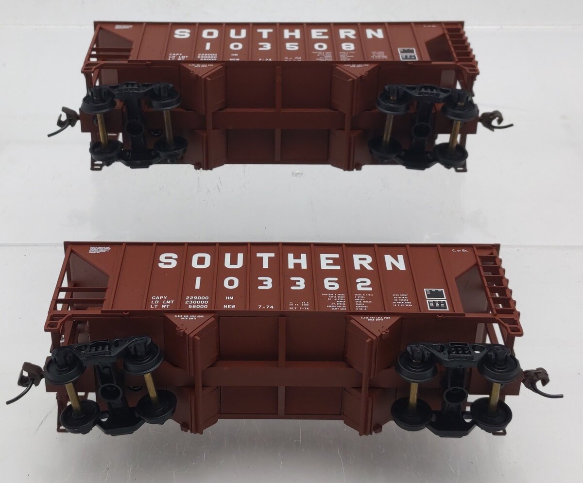 Walthers 932-27405 HO Scale Southern Greenville 100 Ton Twin Hoppers (2-Pack) LN/Box