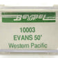 BevBel 10003 N Scale Western Pacific Evans 50' Box Car LN/Box